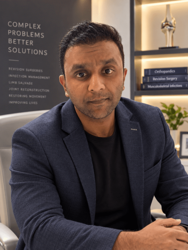 Senior Orthopedic Surgeon Dr. Tanay Goyal at Sankalp Hospital, Ambikapur specializes in complex trauma, limb deformity, limb lengthening and bone & joint infections
