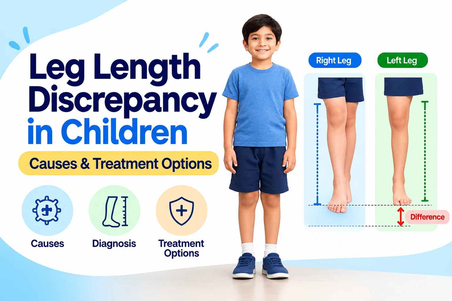 Leg length discrepancy in children: Causes, diagnosis, and effective treatments